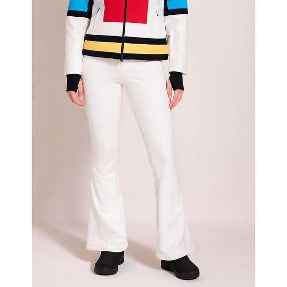 BOGNER Fleece Lined Ski Pants White Sz‎ 8 LONG